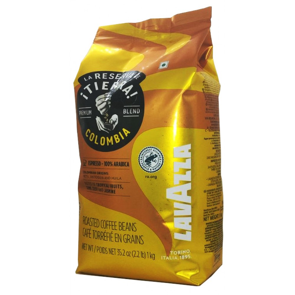 Кофе Lavazza Tierra Colombia 1 килограмм зерно - 8000070017412